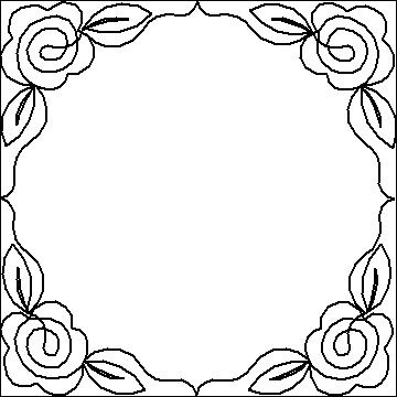 (image for) Embroidery Rose 1 Frame-L04071*